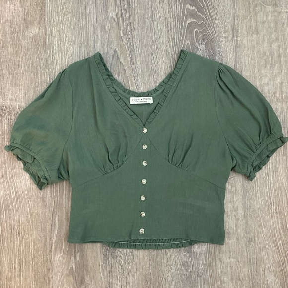 Green Spring Blouse - Picture 1 of 5